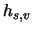 $h_{s,v}$