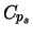 $C_{{p}_{s}}$