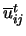 $\overline{u}_{i j}^t$