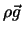 $\rho \vec{g}$