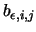 $b_{\epsilon,i,j}$
