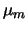 $\mu_m$