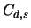 $C_{d,s}$