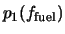 $p_1 (f_{\rm fuel})$