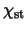 $\chi_{\rm st}$