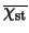 $\overline{\chi_{\rm st}}$
