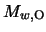 $M_{w,{\rm O}}$
