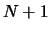$N+1$