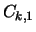 $\displaystyle C_{k,1}$
