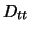 $D_{tt}$
