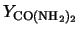 $Y_{\rm CO{(NH_2)_2}}$