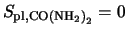 $S_{\rm pl,CO{(NH_2)}_2} = 0$