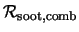 ${\cal R}_{\rm soot ,comb}$