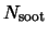 $N_{\rm soot}$