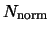 $N_{\rm norm}$