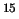 $^{15}$