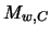 $M_{w,C}$