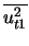 $\displaystyle \overline{u_{t1}^2}$