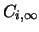 $C_{i,\infty}$