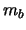 $\displaystyle m_b$