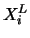 $X^L_{i}$