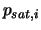 $p_{sat,i}$