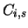 $C_{i,s}$