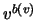 $v^{b(v)}$