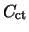 $C_{\rm ct}$