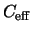 $C_{\rm eff}$