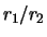 $r_1/r_2$