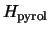 $H_{\rm pyrol}$