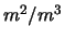 $m^2/m^3$