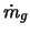 $\dot{m}_g$