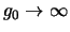 $g_0 \rightarrow \infty$