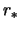$r_{\rm *}$