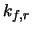$k_{f,r}$