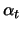 $\alpha_t$
