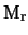 $\displaystyle {\rm M_r}$