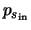 $p_{s_{\rm in}}$