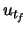 $\displaystyle u_{t_f}$