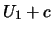 $\displaystyle U_1 + c \nonumber\nonumber$