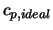 $c_{p,ideal}$