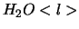 $H_2O<l>$