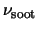 $\nu_{\rm soot}$