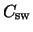 $C_{\rm sw}$