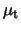 $\mu_{\rm t}$