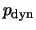 $p_{\rm dyn}$