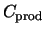 $C_{\rm prod}$
