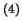 ${}^{(4)}$